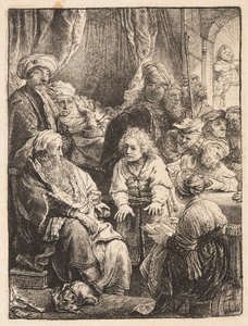 Giuseppe racconta i suoi sogni da Rembrandt van Rijn