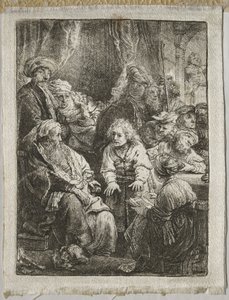 Giuseppe racconta i suoi sogni da Rembrandt van Rijn