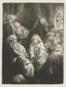 Giuseppe racconta i suoi sogni da Rembrandt van Rijn