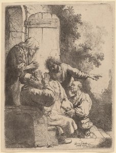 Il mantello di Giuseppe portato a Giacobbe da Rembrandt van Rijn