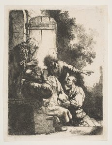 Il mantello di Giuseppe portato a Giacobbe da Rembrandt van Rijn