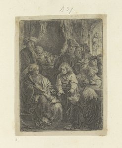 Giuseppe racconta i suoi sogni da Rembrandt van Rijn