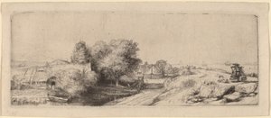 Paesaggio con lattaio da Rembrandt van Rijn