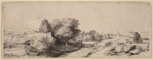 Paesaggio con un lattaio da Rembrandt van Rijn