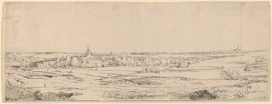 Paesaggio con vista verso Haarlem (Il campo del pesatore d