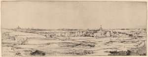 Paesaggio con vista verso Haarlem (Il campo del pesatore d