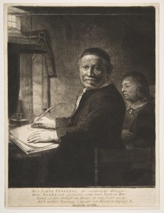 Lieven Willemsz van Coppenol con suo nipote, ca. 1658 da Rembrandt van Rijn