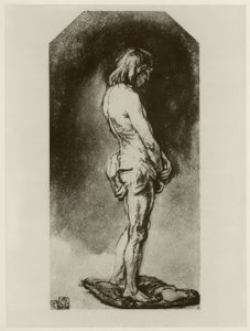 Nudo maschile da Rembrandt van Rijn