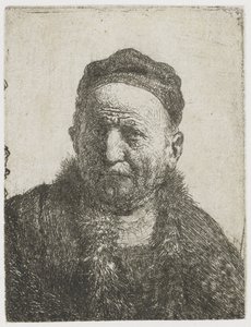 Uomo con berretto aderente: busto (il padre dell