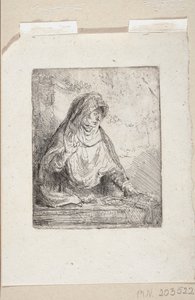 La Madonna Addolorata con gli strumenti della Passione da Rembrandt van Rijn