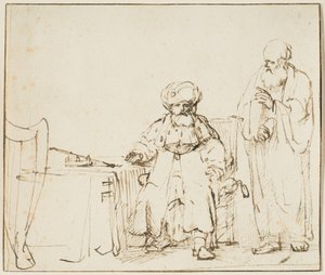 Natan rimprovera Davide da Rembrandt van Rijn