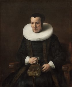 Vecchia signora con un libro, 1647 da Rembrandt van Rijn