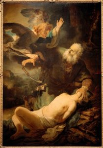 Il sacrificio di Isacco da Rembrandt van Rijn