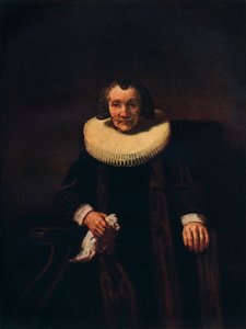 Ritratto di Margaretha de Geer, moglie di Jacob Trip, c1661 da Rembrandt van Rijn
