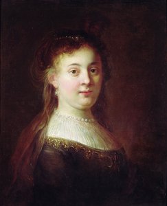 Ritratto di Saskia van Uylenburch, c.1633 da Rembrandt van Rijn
