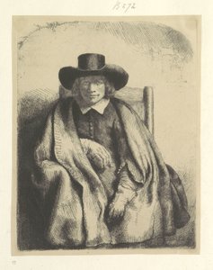 Ritratto del venditore di stampe Clement de Jonghe da Rembrandt van Rijn