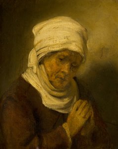 Donna che prega da Rembrandt van Rijn