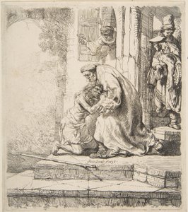 Ritorno del figliol prodigo, 1620-69 da Rembrandt van Rijn