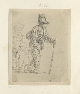 Famiglia di contadini itineranti da Rembrandt van Rijn