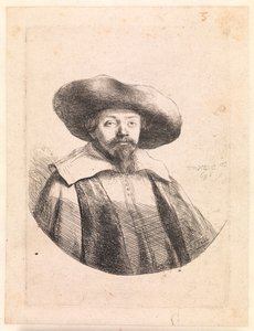 Samuel Manasseh Ben Israel, autore ebreo da Rembrandt van Rijn