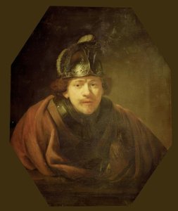 Autoritratto come guerriero da Rembrandt van Rijn