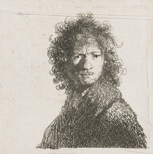 Autoritratto accigliato da Rembrandt van Rijn