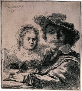 Autoritratto con Saskia da Rembrandt van Rijn