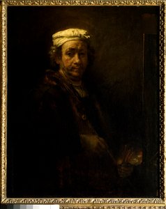 Autoritratto al cavalletto da Rembrandt van Rijn