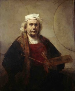 Autoritratto con due cerchi da Rembrandt van Rijn