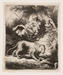 San Girolamo che legge da Rembrandt van Rijn
