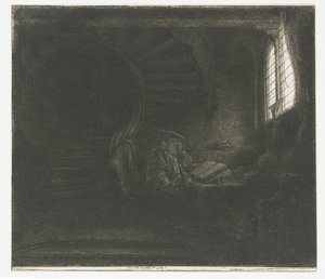 San Girolamo in una camera oscura da Rembrandt van Rijn
