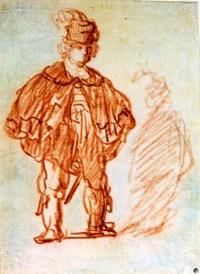 Attore in piedi, 1630s da Rembrandt van Rijn