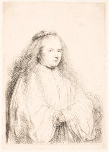 Studio di Saskia come S. Caterina (la "Piccola sposa ebrea")