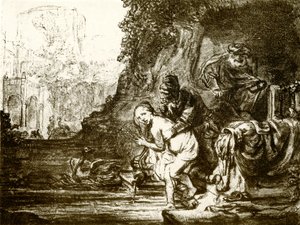 Susanna e i vecchioni da Rembrandt van Rijn