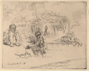 I Bagnanti da Rembrandt van Rijn