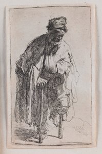 Il Mendicante con una Gamba di Legno da Rembrandt van Rijn