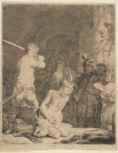 La Decapitazione di San Giovanni Battista da Rembrandt van Rijn