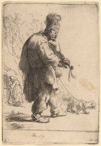 Il violinista cieco da Rembrandt van Rijn