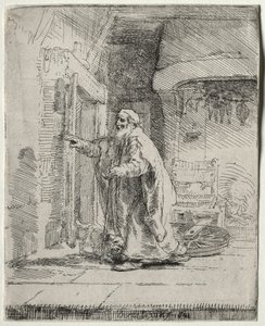 La cecità di Tobia: la lastra più grande da Rembrandt van Rijn