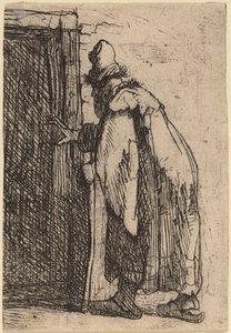 La cecità di Tobia: uno schizzo da Rembrandt van Rijn