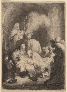 La Circoncisione: Piccola Tavola da Rembrandt van Rijn