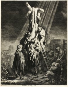La Discesa dalla Croce: Seconda Tavola da Rembrandt van Rijn