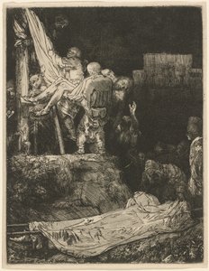 La discesa dalla croce alla luce delle torce da Rembrandt van Rijn