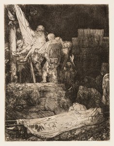 La discesa dalla croce al lume di torcia da Rembrandt van Rijn