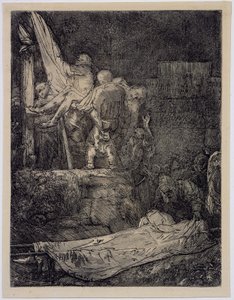 La discesa dalla croce alla luce delle torce da Rembrandt van Rijn