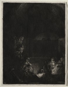 La sepoltura, c. 1654 da Rembrandt van Rijn