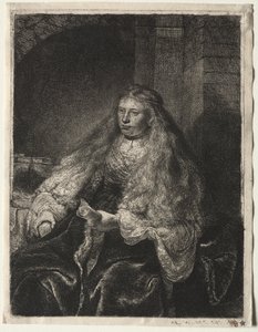 La grande sposa ebrea da Rembrandt van Rijn