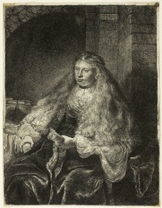 La grande sposa ebrea da Rembrandt van Rijn