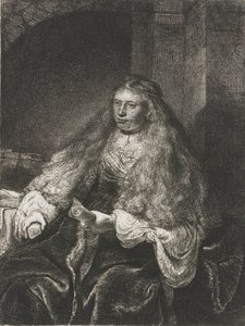 La grande sposa ebrea, 1635 da Rembrandt van Rijn