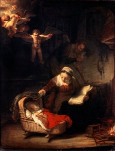 La Sacra Famiglia da Rembrandt van Rijn